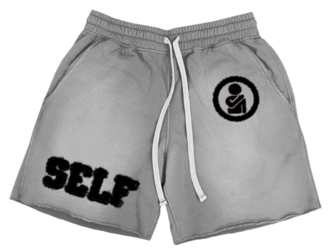 SELF Cool Grey Shorts